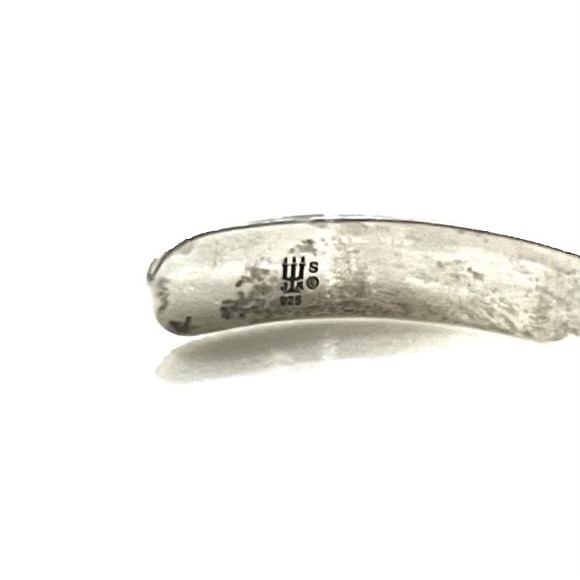 James Avery Sterling Silver 5.5" Kid Open Bangle Bracelet Birds & Flowers. - Picture 4 of 7